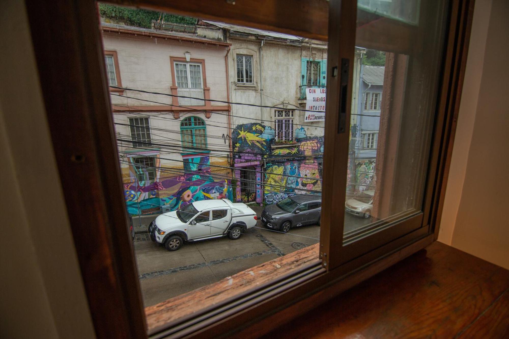 La Casa Del Puerto, Hostal Cultural, Cerro Alegre Valparaiso Exterior photo